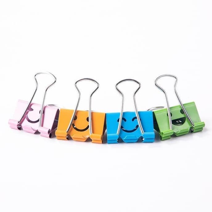

25mm isi 4 Binder Clip Paper Klip Penjepit Kertas 8486 DELI ATK0979DL