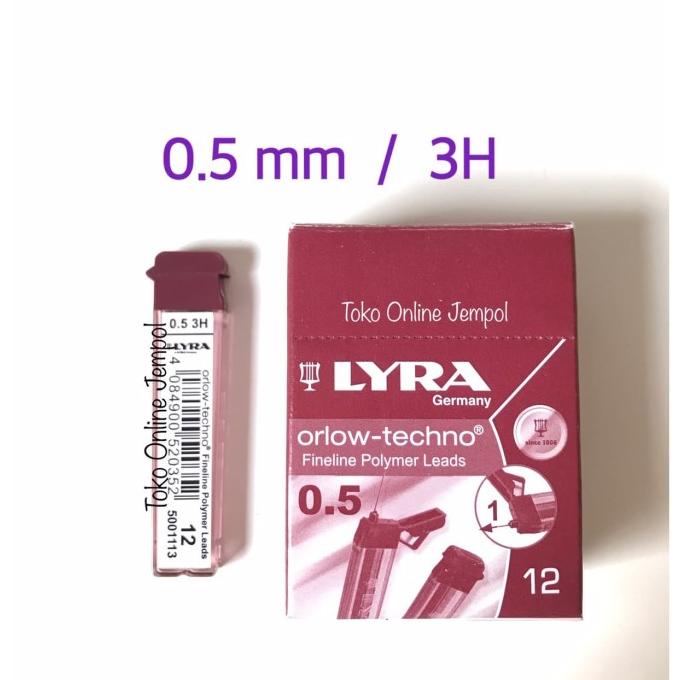 

ATK0769LR 0.5mm 3H Isi Pensil Mekanik LYRA 5001113 Mechanical Pencil
