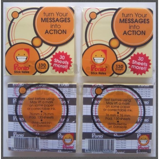

Sticky Note Memo 76x76mm Pronto 130 lembar PSN77130 kertas ATK0046