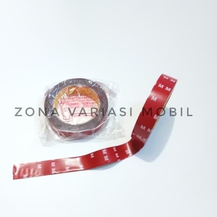

Double Tape Perekat Lem Bolak Balik Mm 3M Merah 24Mm X 4.5 M Termurah Best