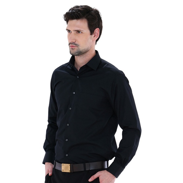 Seragam Alisan Kemeja Polos Reguler Lengan Panjang (Katalog Warna)