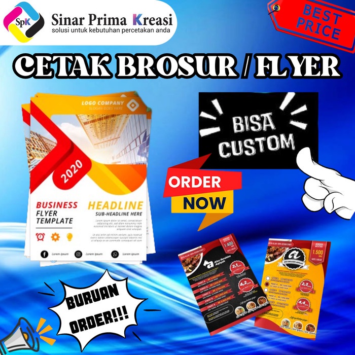 

Promo Print Cetak Brosur Murah A5 / Print Flyer Full Color 1 Sisi / 2 Sisi