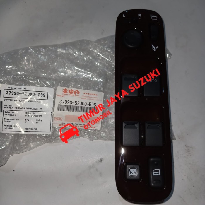 Switch Power Window Depan Kanan Grand Escudo Xl7 Asli Sgp (Wood) Kode Hv044