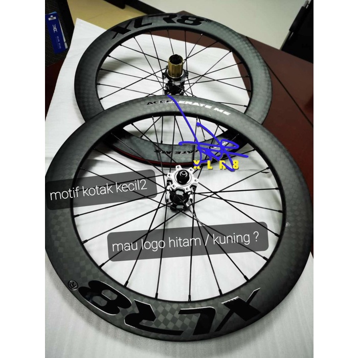 Promo Wheelset Carbon Xlr8 451 Disc Bearing 11 Speed Clincher 50Mm