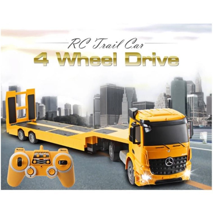 DOUBLE E RC Truck trailer Licensed Mercedes