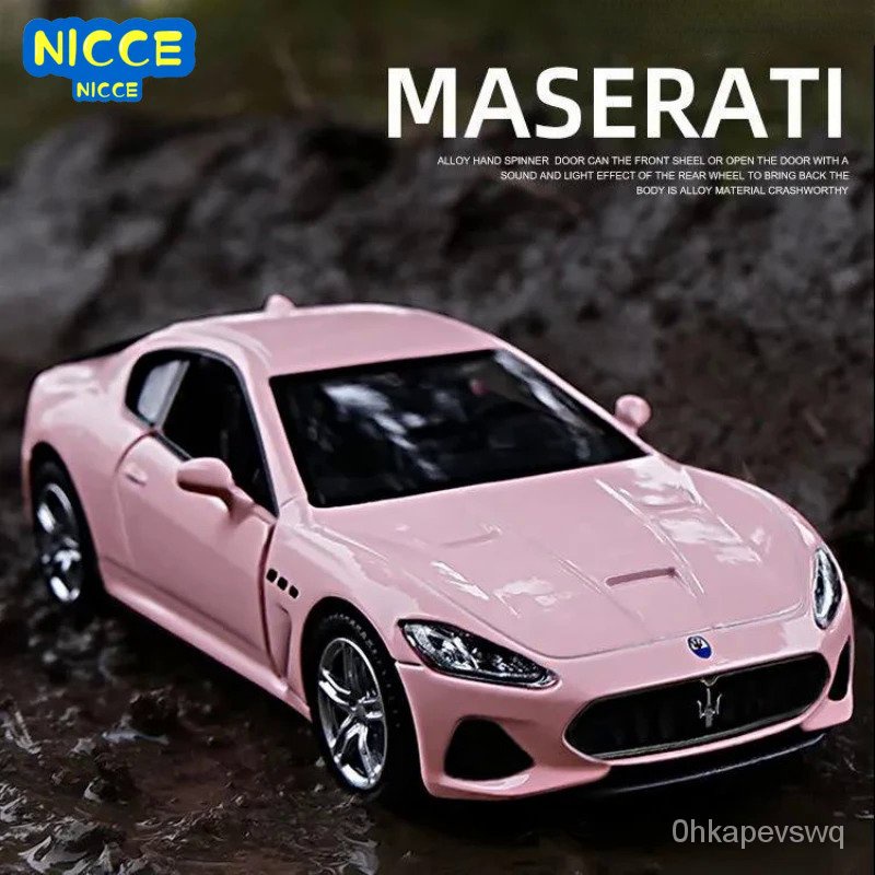 Nicce 1:36 Maserati Gran Turismo MC Simulasi Tinggi Indah Diecast Kendaraan Mainan Mobil Gaya Mobil 