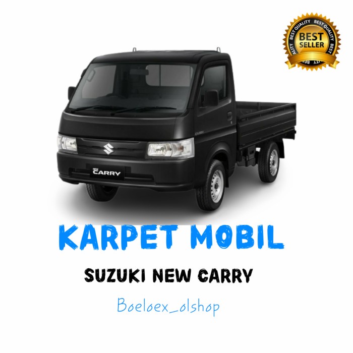 Karpet alas bak mobil pick up Suzuki New Carry