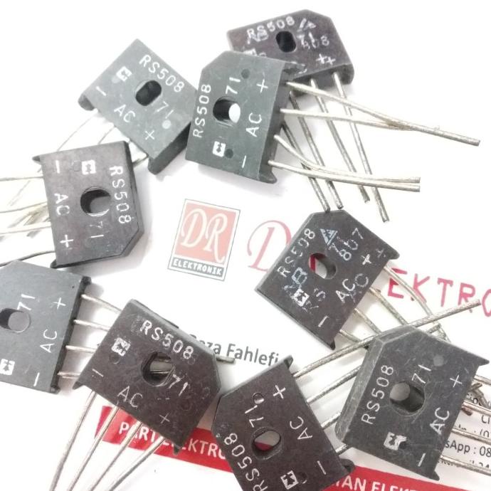 Terbaru Dioda bridge sisir 5a 5 amper ampere 800v 800 volt RE508 4 kaki pin dre3 Ayo Beli