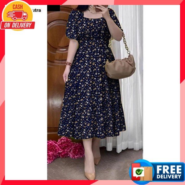 Pakaian Dres Ibuibu Korean Style Modern Rumahan Bsju Rok Terusan Atasan Baju Natal Ke Gereja Deres G