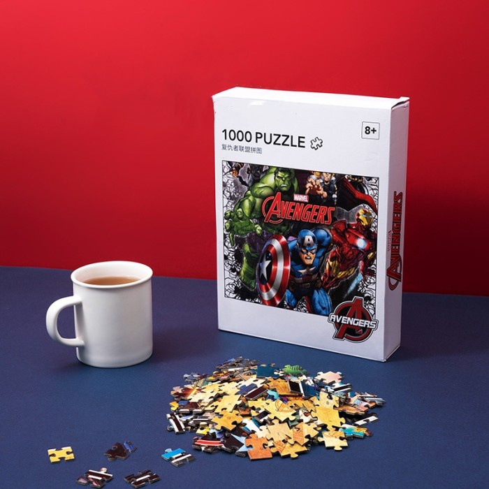 Terbaru Miniso Marvel 1000 Pcs Puzzle Jigsaw Mainan Pintar Anak Dewasa