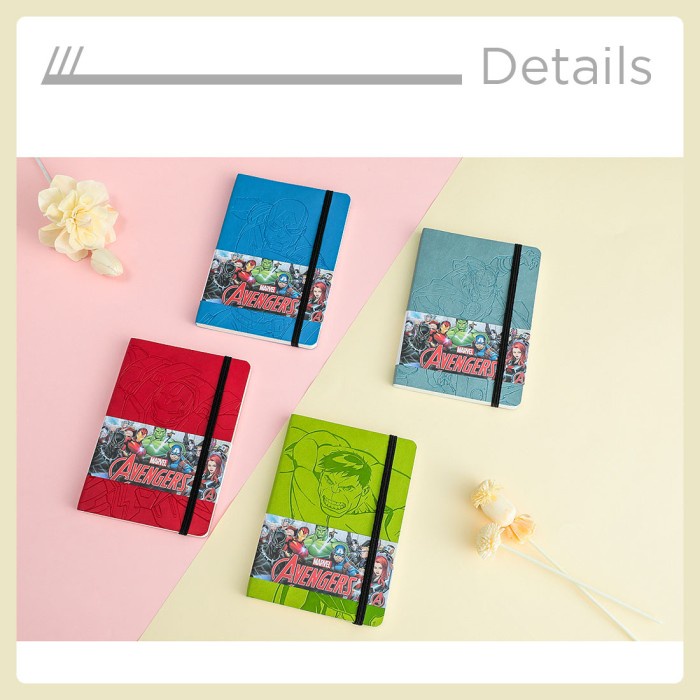 Terbaru Miniso Official Marvel Pu Memo Book Small