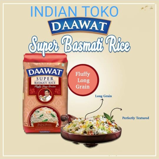 

DAAWAT SUPER BASMATI RICE 1 KG