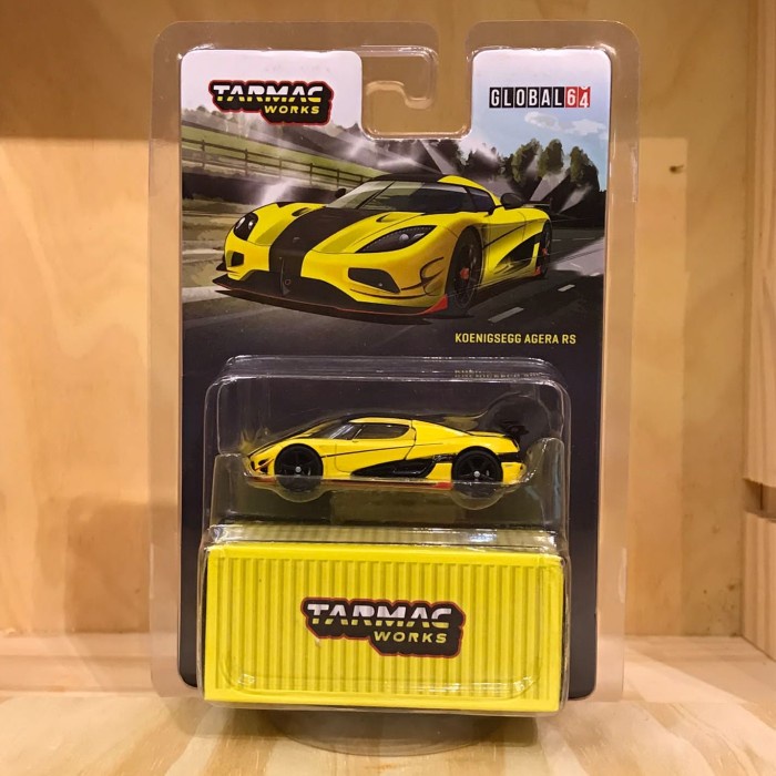 ✅COD Tarmac Works Koenigsegg Agera Rs Yellow Terbatas