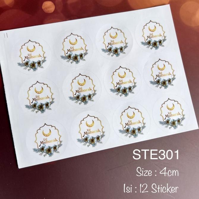 

Ste Sticker Eid Mubarak/ Idul Fitri/ Lebaran/ Idul Adha Original