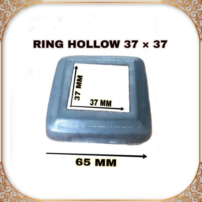Best!! Ring Hollow 3737 Plat Besi
