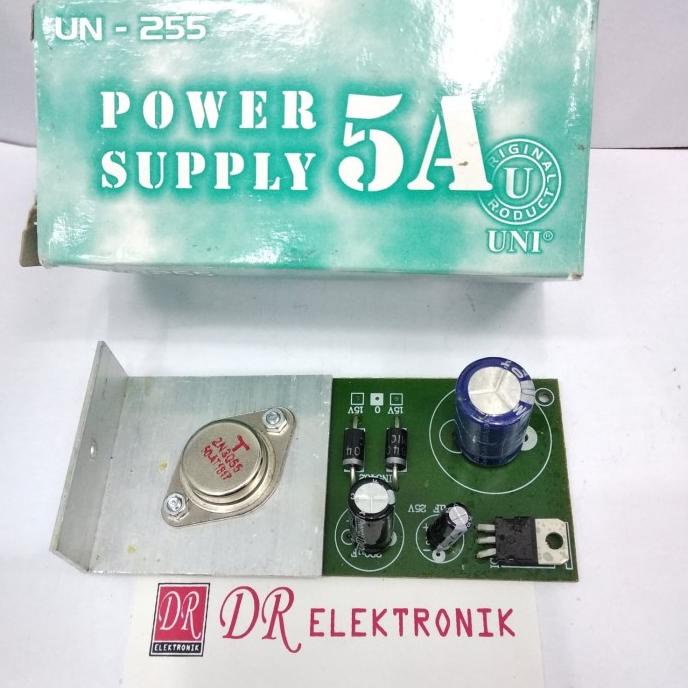Terbaru Kit Regulator power supply PSU 5A 12v DC UN-255 1 Transistor Jengkol dre3 Ayo Beli
