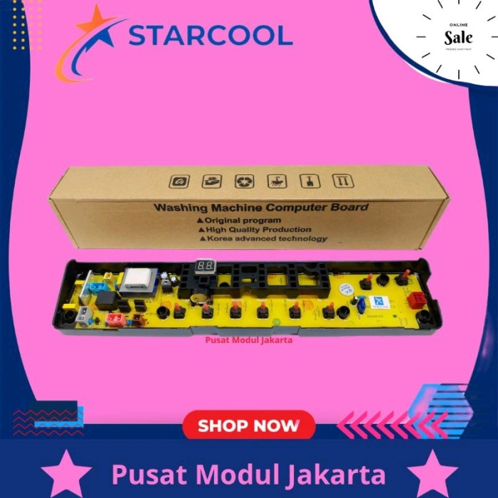 Modul Pcb Mesin Cuci Electrolux Ewt-705 / Ewt-805 / Ewt-905 Top Loadin