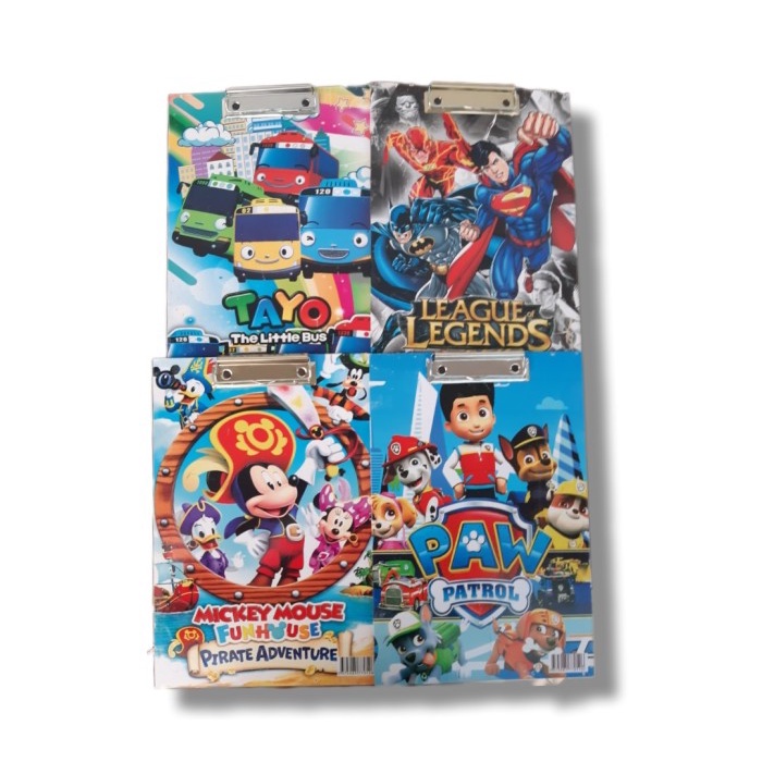 

Gratis Ongkir Papan Klip Jalan Clipboard Anak Gambar Karakter Tebal Bagus Folio