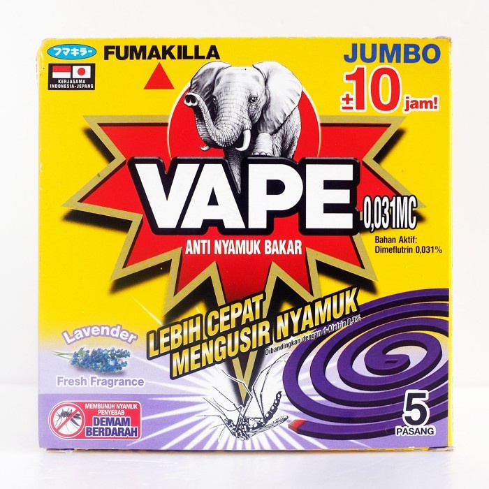 

Gratis Ongkir Obat Nyamuk Bakar Fumakilla Coil Jumbo Lavender 10 Jam