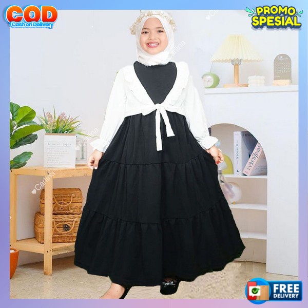Gamis Anak Princ Gamis Anak Perempuan Model Terbaru2024 Armey Kids Ten Gamis Anak Tanggung Usia 10 1