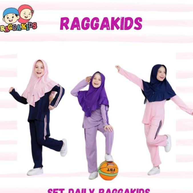 Ragga Kids Set Baju Olahraga Perempuan / Raggakids Set Baju Olahraga