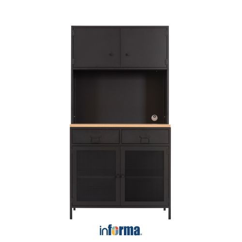 

INFORMA LEVON KABINET DAPUR HIGH METAL - HITAM