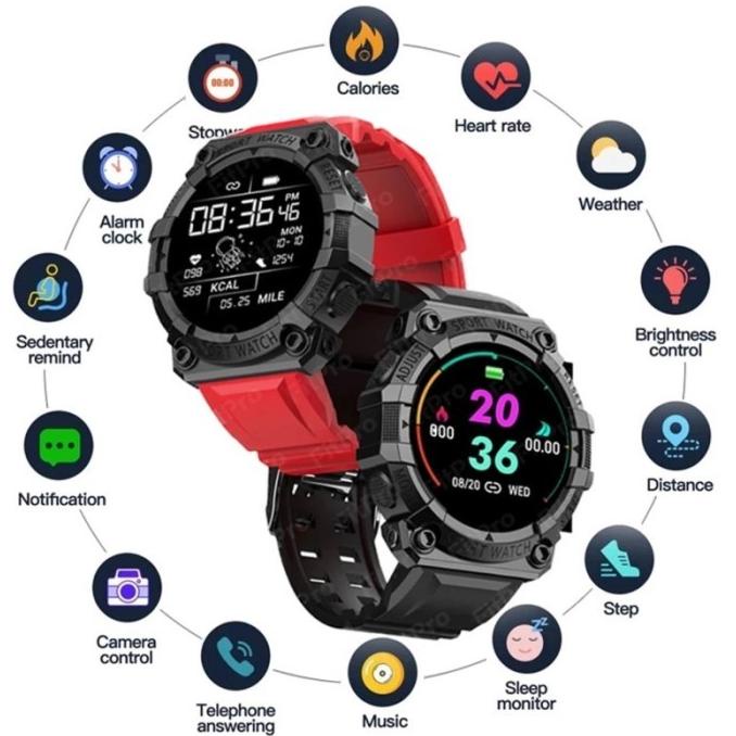 Y56 SMART WATCH Jam Tangan Pria Wanita Digital Smartwatch Bluetooth