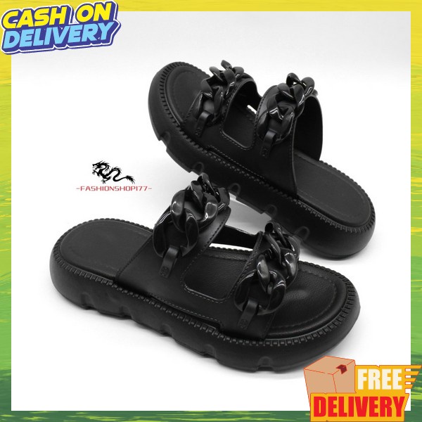 Srandal Perempuan Sandal Wanita Sandal Korean Style Fashion Sol Empuk Sndal Slop Cewek Korea Wanita 