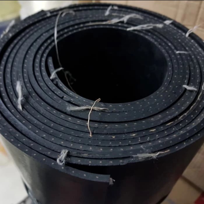[Baru] Rubber Sheet Serat Benang  Karet Lembaran 1Ply Serat Benang  8Mm Terbaru