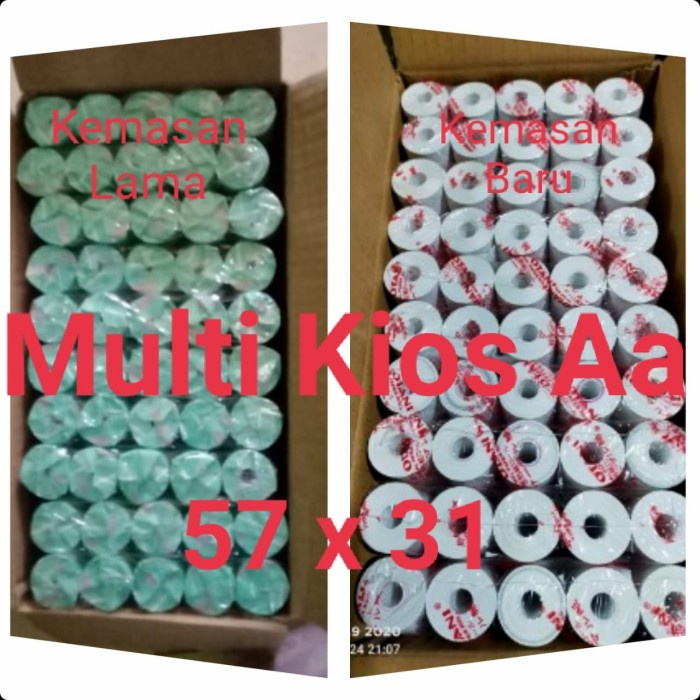 

Kertas Struk Thermal Otani 57X31 / 57 X 30 Black Original 100% Dan Terpercaya