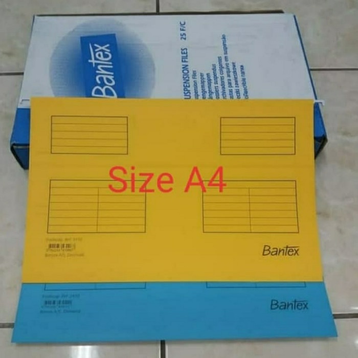 

[COD] Suspension File Hang Map Bantex No Ref 3460 Size A4 Isi 25 Lembar. Limited