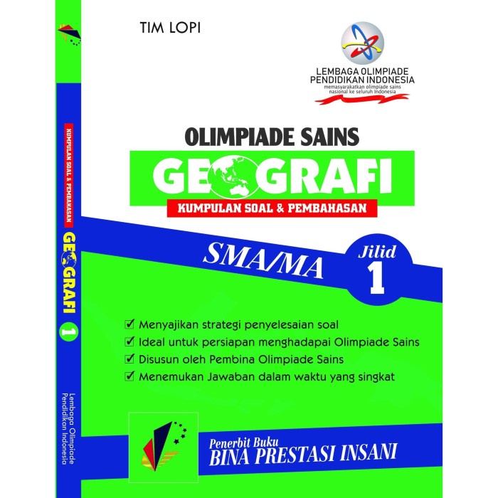 [New Ori] Kumpulan Soal  Pembahasan Olimpiade Sains Geografi Jilid 1 Terbatas
