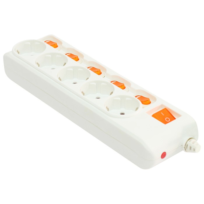 [Ori] F21 Stop Kontak Switch Masing-Masing Dgn Kabel 5M 5 Lubang Fw-4558Sn Berkualitas