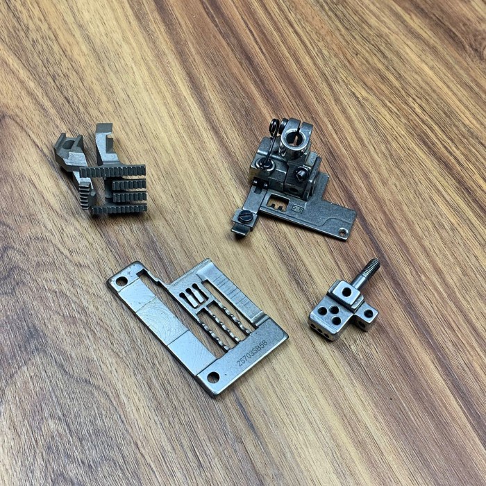 [Ori] Gauge Set Overdeck Kamkut Corong 3 Jarum 5.6Mm Mesin Overdeck Pegasus Berkualitas