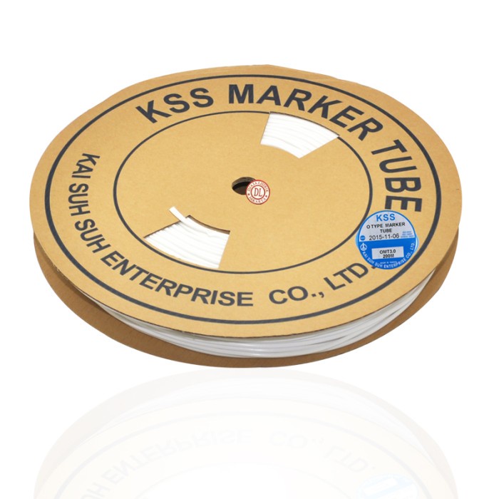 [Ori] Marker Tube 30Mm 200Mtr/Roll Kabel Marker Label Omt 3.0 Putih Kss Limited