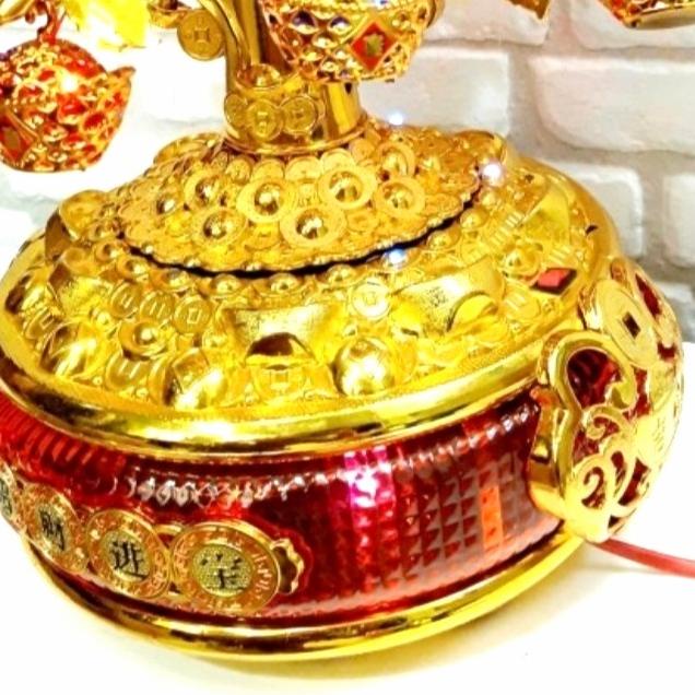 Lampu Duid Putar Musik Kado Hiasan Imlek Murah Pajangan Hoki - Yenpao Pengiriman Cepat