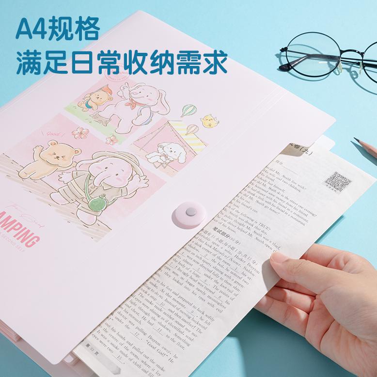 

Kekinian Deli Map Dokumen Harmonika / Expanding File A4 Pink Biru PM303