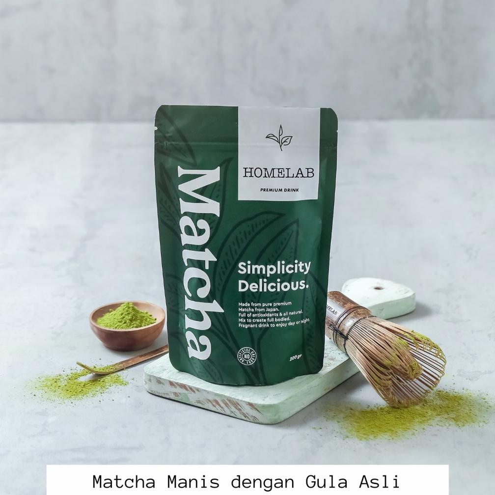 Terbaru - Homelab Bubuk Minuman Matcha  / Greentea Matcha Powder - 200 Gr ~