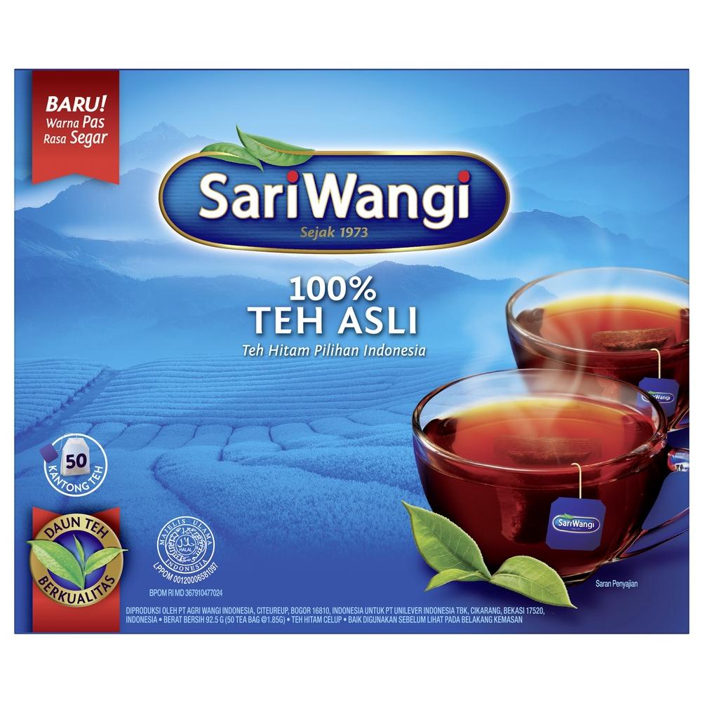 

Big Sale Sariwangi Teh Hitam Asli 1.85g Isi 50 Multipack (Isi 5) ,.