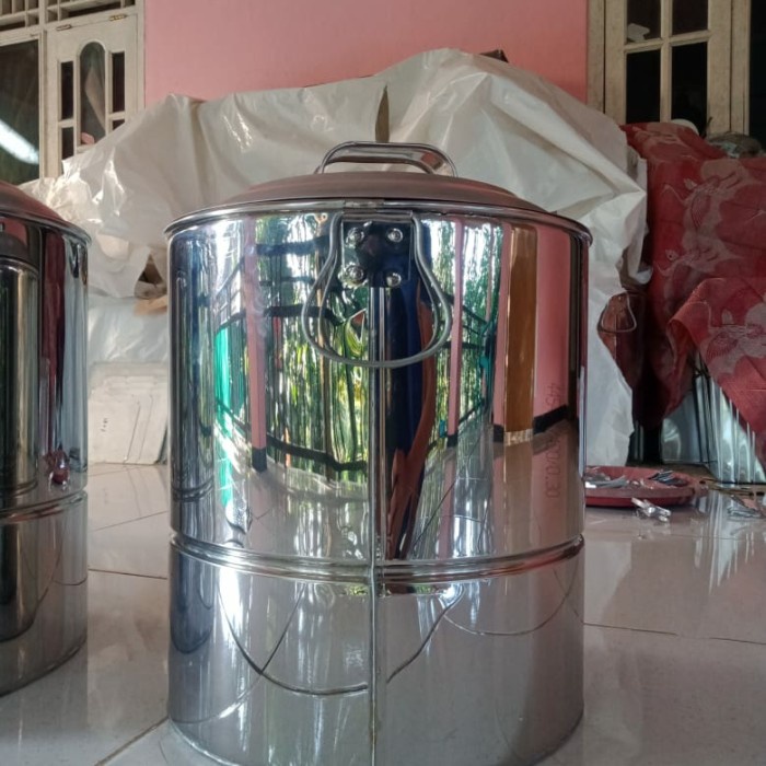 [Ori] Panci Kukus/Langseng Stainles Besar 40Cm Diskon