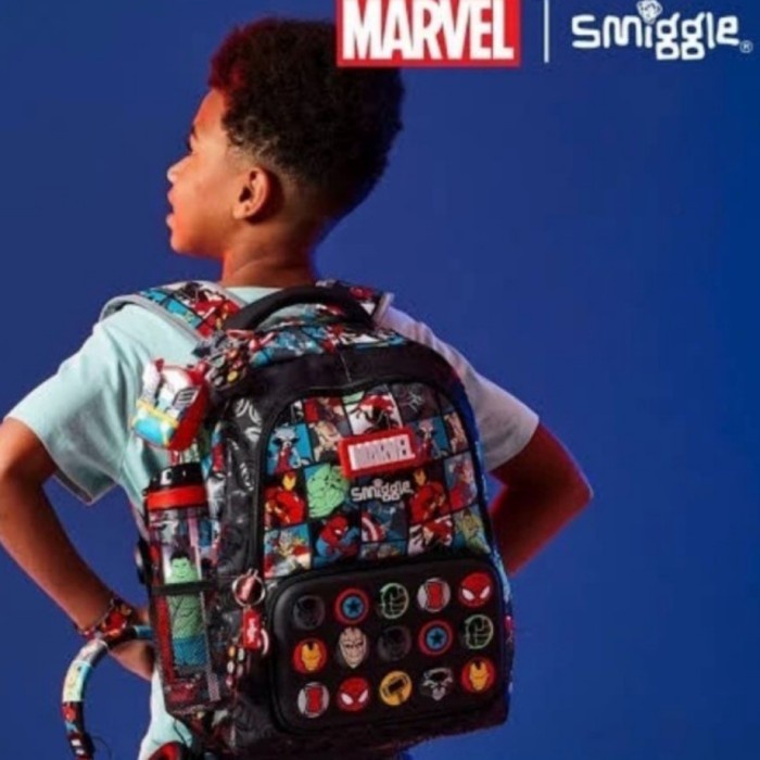 [Original] Marvel Smiggle Backpack/Tas Ransel Anak Marvel Smiggle/Ori Terbatas