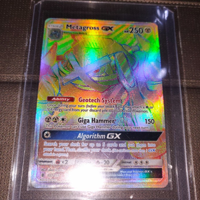 ✅COD Kartu Pokemon Tcg En Sm Guardians Rising Metagross Gx Fa Hr Terbatas