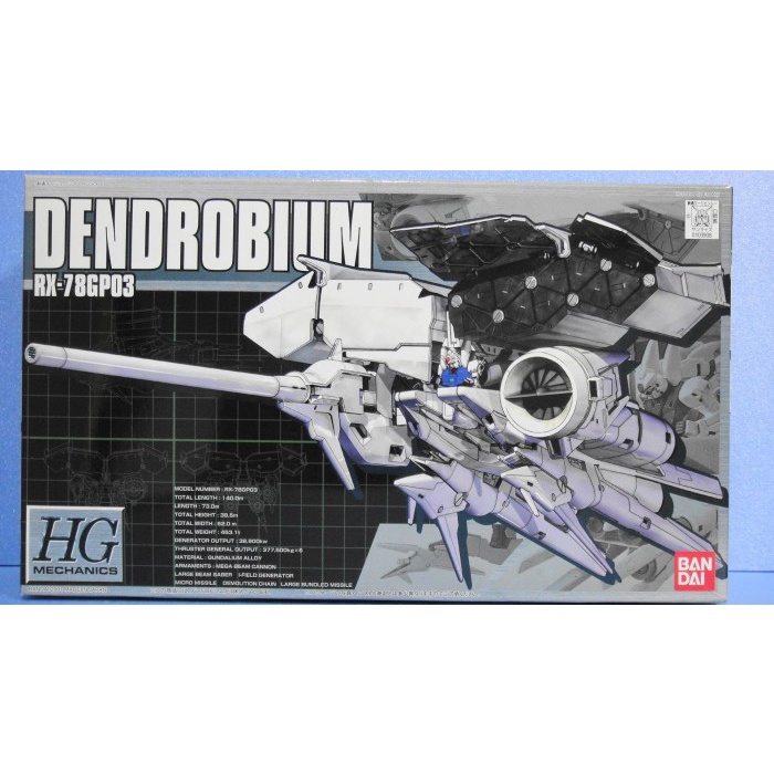 ✅COD Hgm Hg Mechanics 1/550 Rx-78Gp03 Gp03 Dendrobium Terbaru