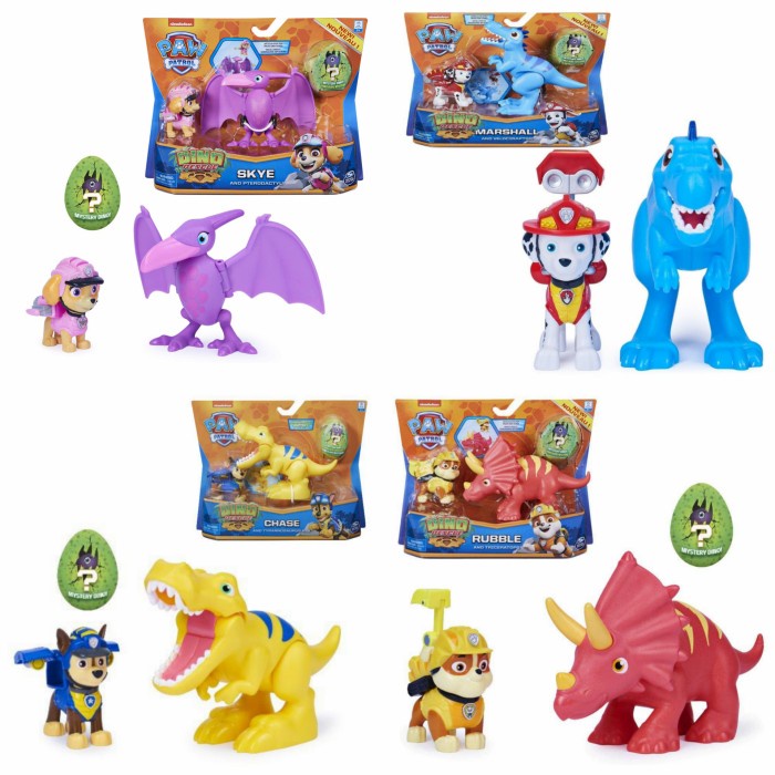 ✅Baru Mainan Anak Paw Patrol Dino Rescue Dino Pups And Dinosaur Original Limited