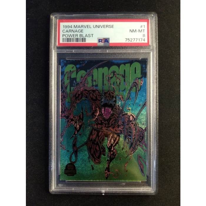✅COD Kartu 1994 Marvel Universe Power Blast - Carnage Psa 8 Diskon