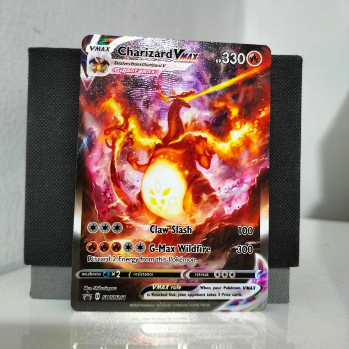 ✅COD Charizard Vmax Promo Pokemon Card Upc Kartu Tcg Nm - Alternate Art Diskon