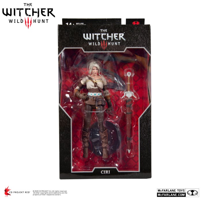 ✅Baru Mcfarlane Toys The Witcher Ciri Cirillia Fiona Elen Riannon Figure Terbatas