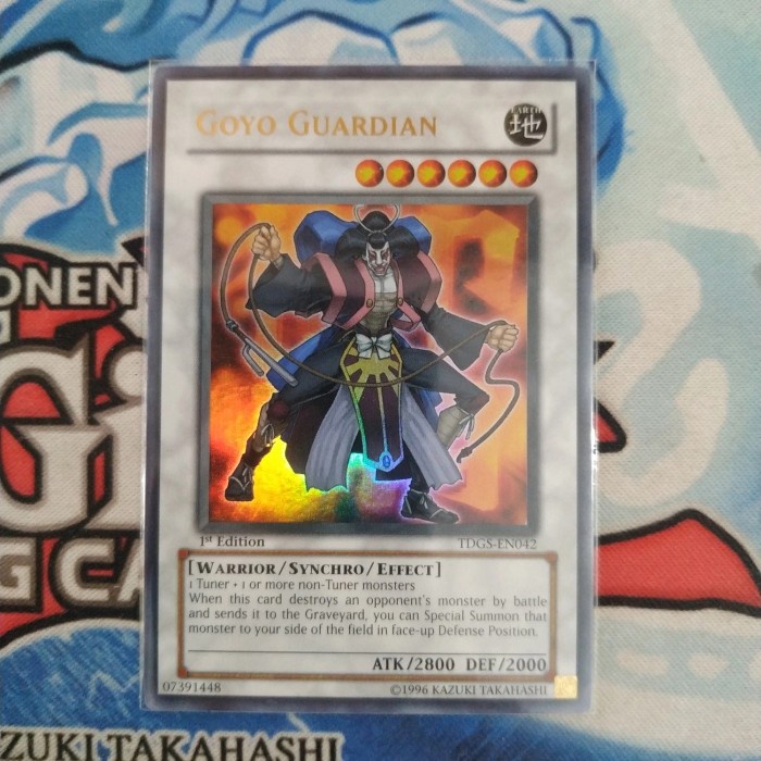 ✅COD Yugioh Goyo Guardian Tdgs 1Edition Original Terbatas