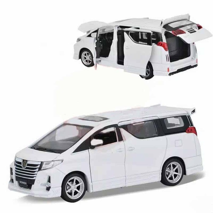 ✅COD Mainan Diecast Scala 1 : 32 Toyota Alphard Rowen Limited