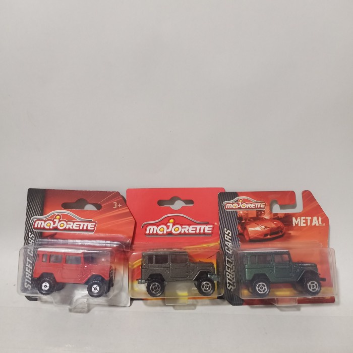 ✅COD Toyota Land Cruiser 3Pcs Majorette Diskon